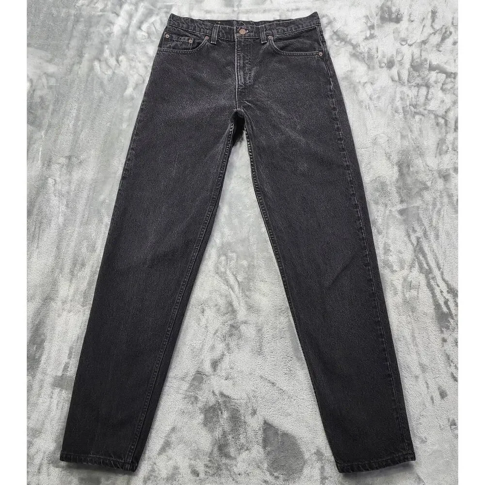Vintage Levi's Jeans Mens W32* L34‎ Black 550 Relaxed Fit Tapered Leg Casual